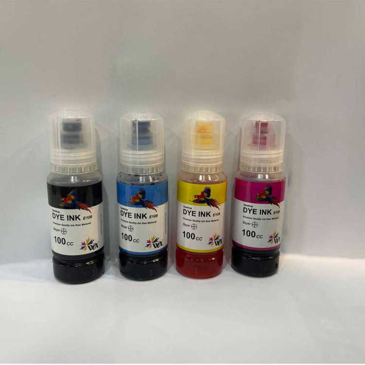 جوهر ۴ رنگ ۱۰۰ میلیلیتر وکس مخصوص اپسون L8050 | WOX Dye Ink 100ml