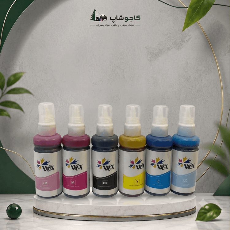 جوهر ۶ رنگ ۱۰۰ میلیلیتر وکس مخصوص اپسون L805 | WOX Dye Ink 100ml 6 Color